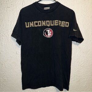 Y2K Florida State University Seminoles Unconquered NCAA Nike Team Shirt M
